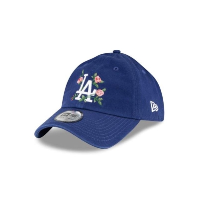 Blue Los Angeles Dodgers Hat - New Era MLB Bloom Casual Classic Adjustable Caps USA8906537